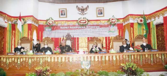 DPRD Gelar Sidang Paripurna Istimewa Peringati HUT ke-18 Kabupaten Seluma