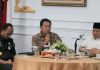 Caption foto: Ketua DPRD Provinsi Bengkulu Ihsan Fajri saat memberikan dukungan dalam rakor Forkopimda. Rabu, 28 September 2022.