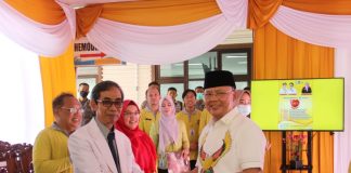 Caption foto: Gubernur Bengkulu, Rohidin Mersyah, pada Selasa (07/03/2023) saat meresmikan gedung Instalasi Hemodialisis. (Foto/dok: MC)