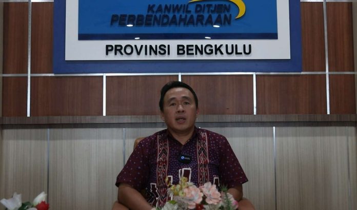 Caption foto: Kepala Kantor Wilayah (Kanwil) Direktorat Jenderal Perbendaharaan (DJPb) Bengkulu Bayu Andy Prasetya (Foto/dok)