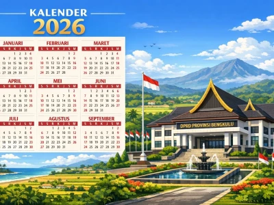 Caption foto: Ilustrasi Gedung DPRD Provinsi Bengkulu (Foto/dok: Soprian Ardianto/ChatGPT)