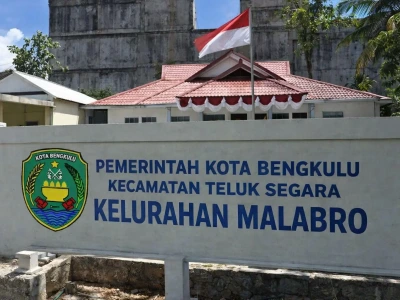 Caption foto: Kantor Lurah Malabero, Kota Bengkulu (Foto/dok: Soprian Ardianto/ChatGPT)