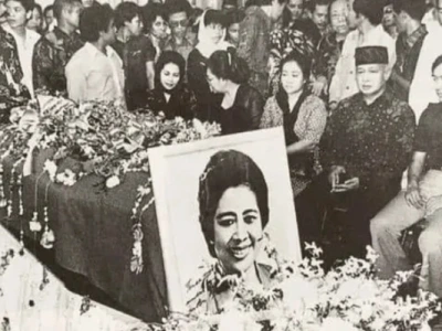 Pemakaman Fatmawati. (Ibu Tien via Facebook)