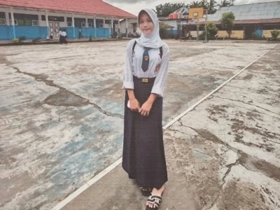 Caption foto: Vhina Floren Zazkia hilang di Kota Bengkulu (Foto/dpk: Polresta Bengkulu)