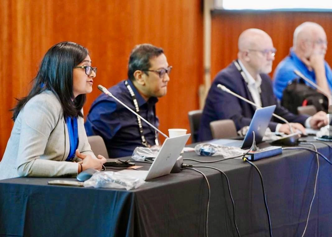 Ery Punta Hendraswara, sekretaris Pandi menyampaikan paparan tentang abuse DNS (domain name services) di aidang ICANN