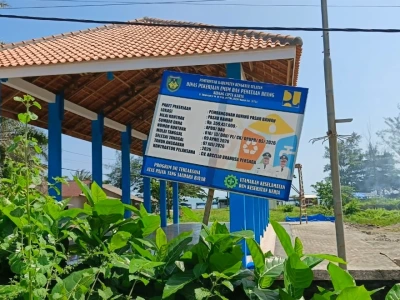 Caption foto: Pembangunan Auning oleh Pemkab Bengkulu Selatan (Foto/dok: Info Negeri)